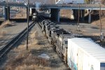 NS 8069 leads train 12R into Enola yard